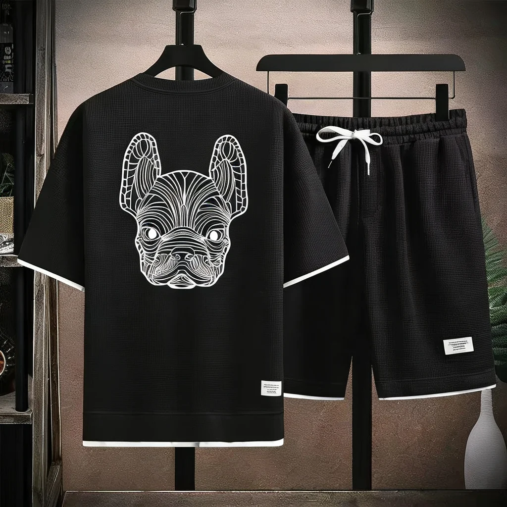 Running Gear For Men - Ensemble t-shirt et short à manches