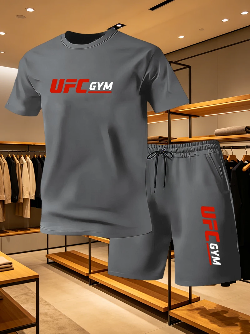Running Gear For Men - Ensemble décontracté UFC pour hommes :