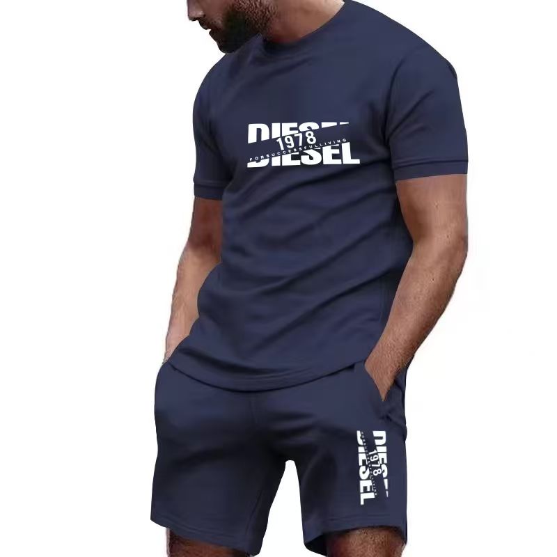 Running Gear For Men - Nouvel ensemble T-shirt et short d'été