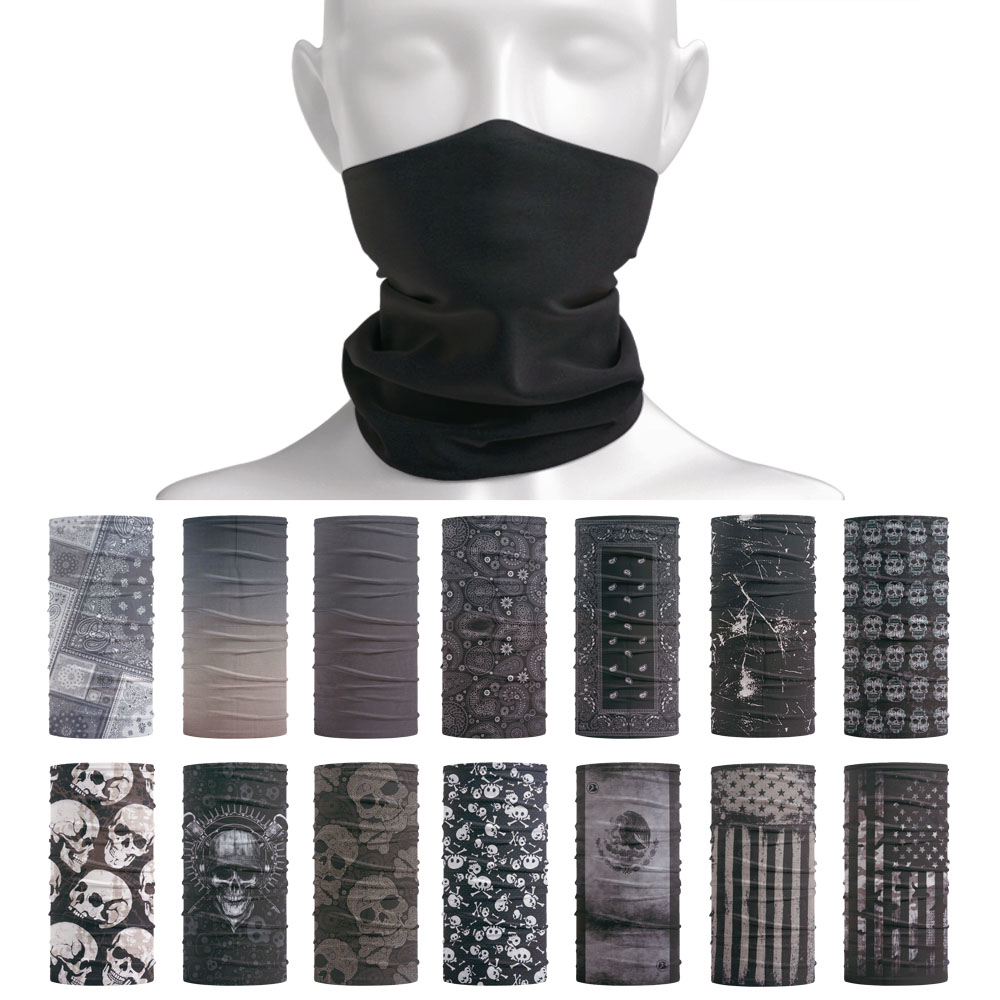 Running Gear In The Dark - Couleur foncée Tube foulard Sports de