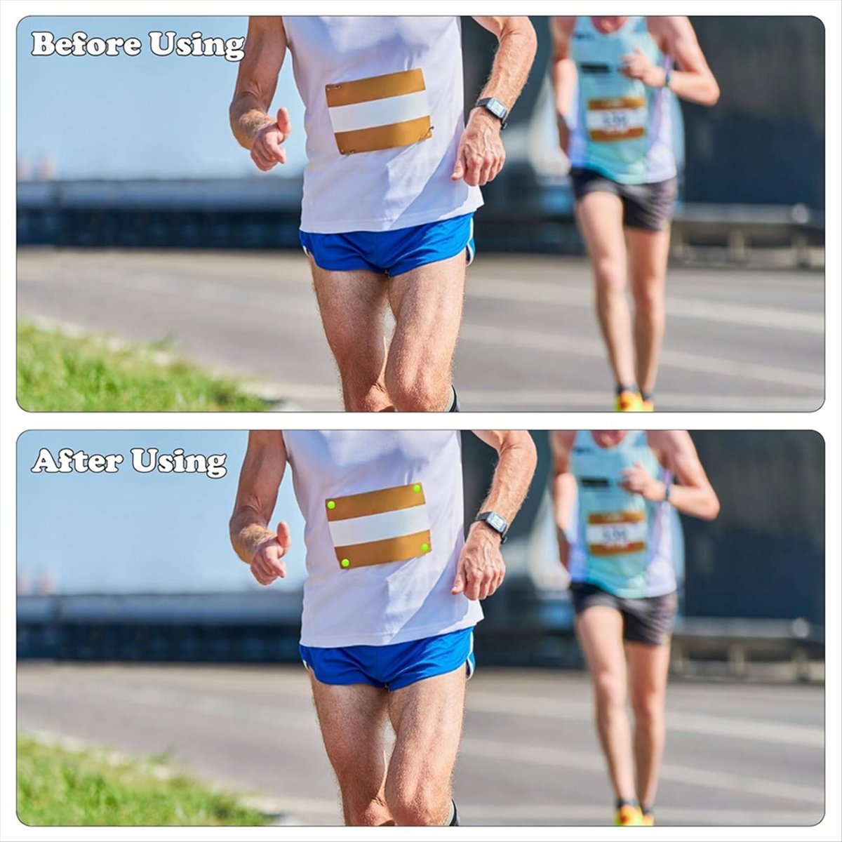 Running Gear For Marathon - ABJX 12 pièces Clips de fixation