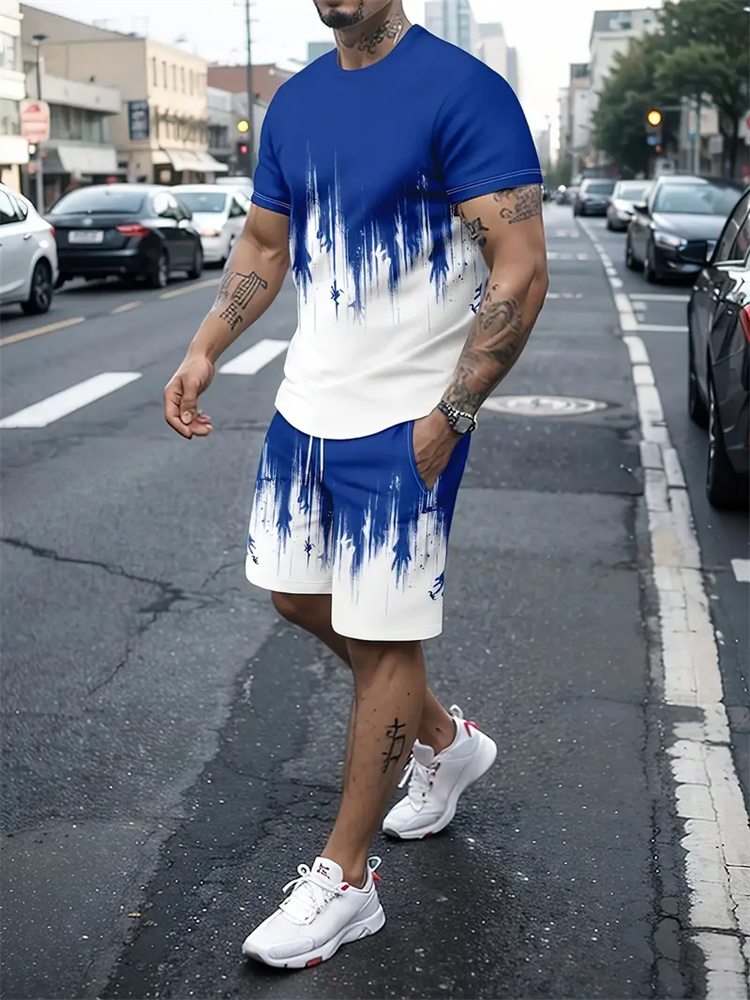 T-shirt à texture dégradée pou - Running Gear For Men avis et prix