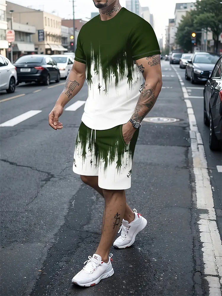 T-shirt à texture dégradée pou - Running Gear For Men avis et prix
